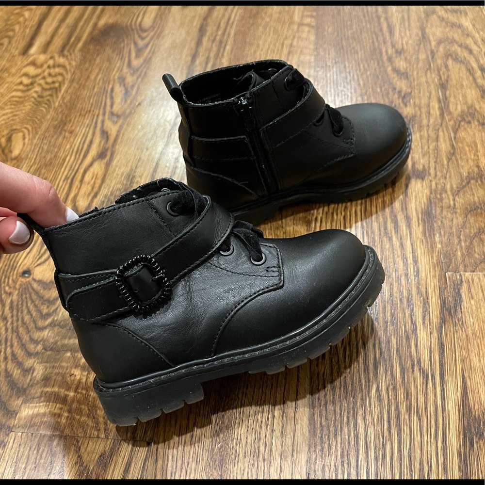 Toddler Jeweled Combat Boots